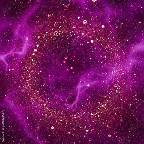 A vibrant purple and pink galaxy