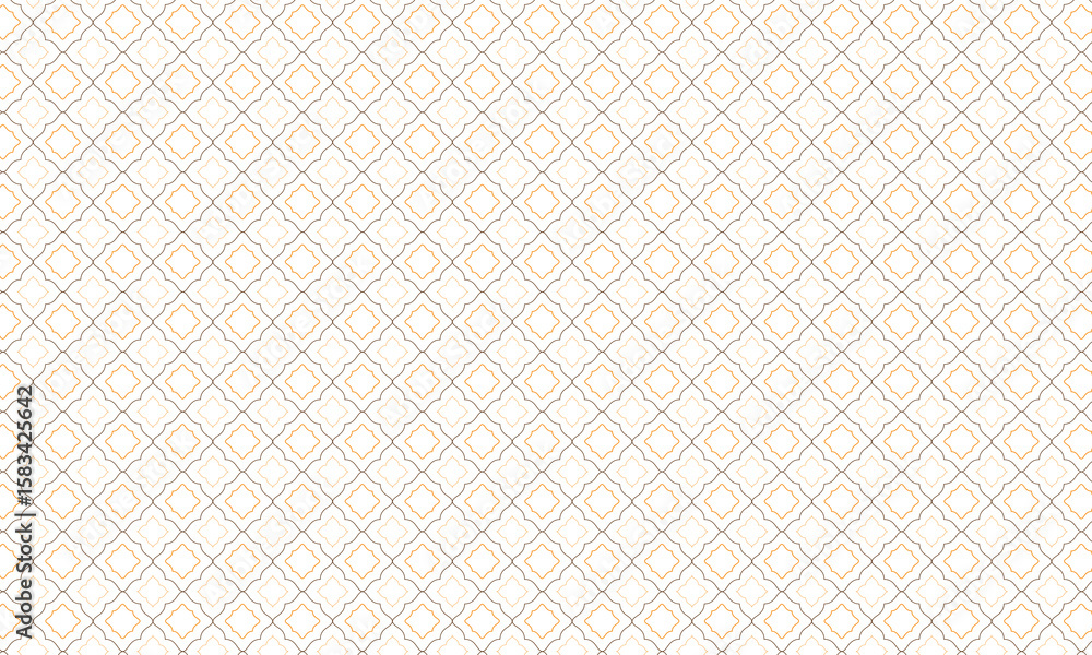 Naklejka premium Seamless golden pattern vector background