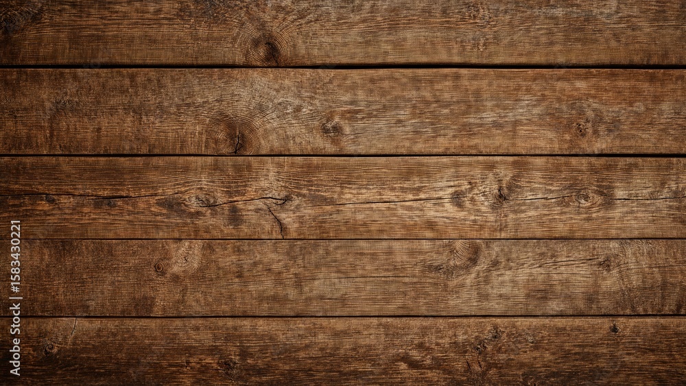 Obraz premium Broad horizontal photo of timeworn textured wood