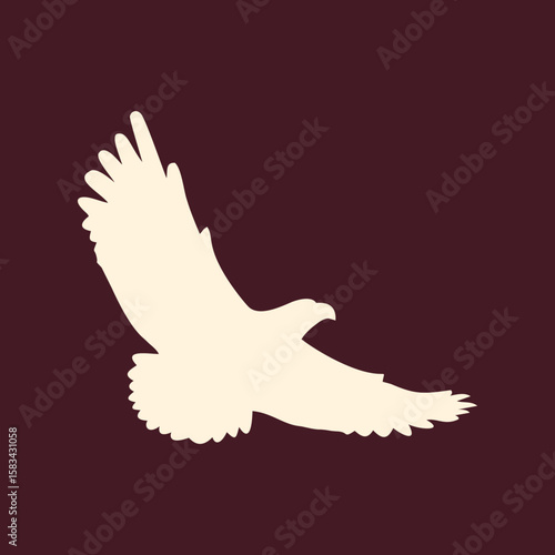 Eagle Bird trendy vector art design applied amazing colorful useful illustration