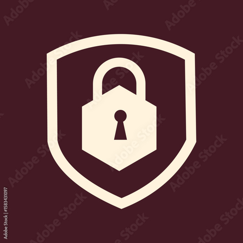 Security trendy vector art design applied amazing colorful useful illustration