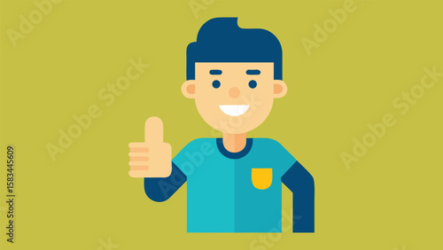 cartoon character of man