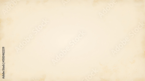Old aged paper texture background. Blank vintage parchment with stained, grunge edges for manuscript or document design. Retro antique surface concept.