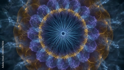 Wallpaper Mural Abstract Energy Flower Mandala. Torontodigital.ca