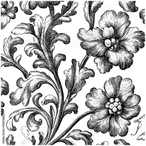 Vintage textile detail, fabric embroidery engraving, hand-drawn needlework sketch, antique thread pattern, retro etched illustration, traditional sewing pattern, vector illustration.
