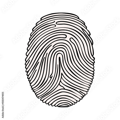 Fingerprint ID icon

