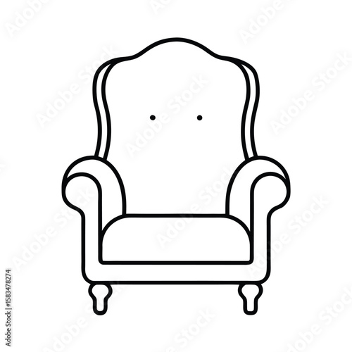 vintage-hypnotherapy-armchair-icon-design-include-.eps