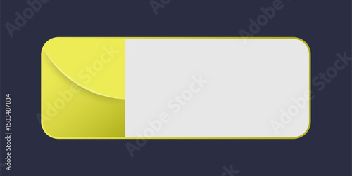 Lower third interface in gradient colors. Video overlay element.