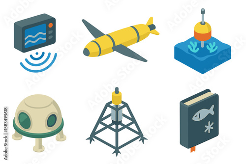 Exploring underwater technology with sonar, drones, and research tools for marine studies and data collection