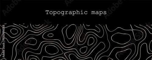 Understanding topographic maps with detailed contour lines and elevation representation