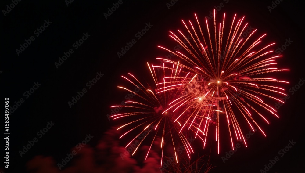 Fototapeta premium fireworks in the night sky
