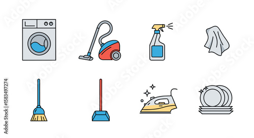 Home cleaning essentials household chores routine maintenance appliance tools for domestic work