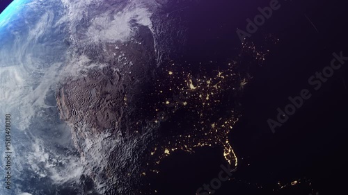 Wallpaper Mural 3D Earth Country United States of America Close Up Torontodigital.ca