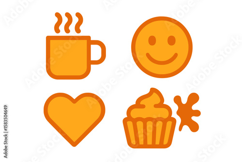 Warm beverages and sweet treats bring joy and comfort to the cozy cafe atmosphere during a rainy afternoon