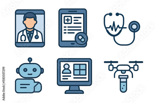 Digital health innovations featuring telemedicine, ai, and remote monitoring technologies