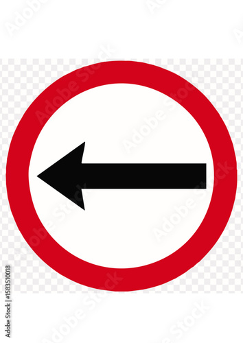 Free Download ROAD SIGN LEFT TURN - GFXLoad
