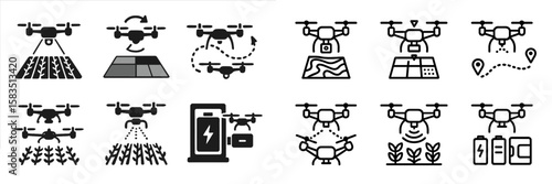 Drones enhance agricultural efficiency with precision tasks and modern technology in farming practices
