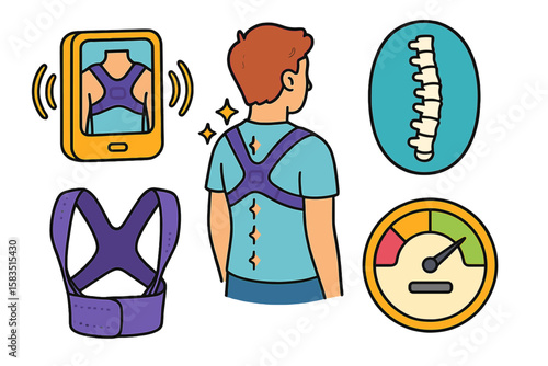 Innovative posture correction device helps users maintain spine health and improve body alignment effortlessly