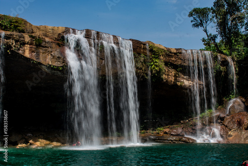 Stunning waterfall in Meghalaya, called 