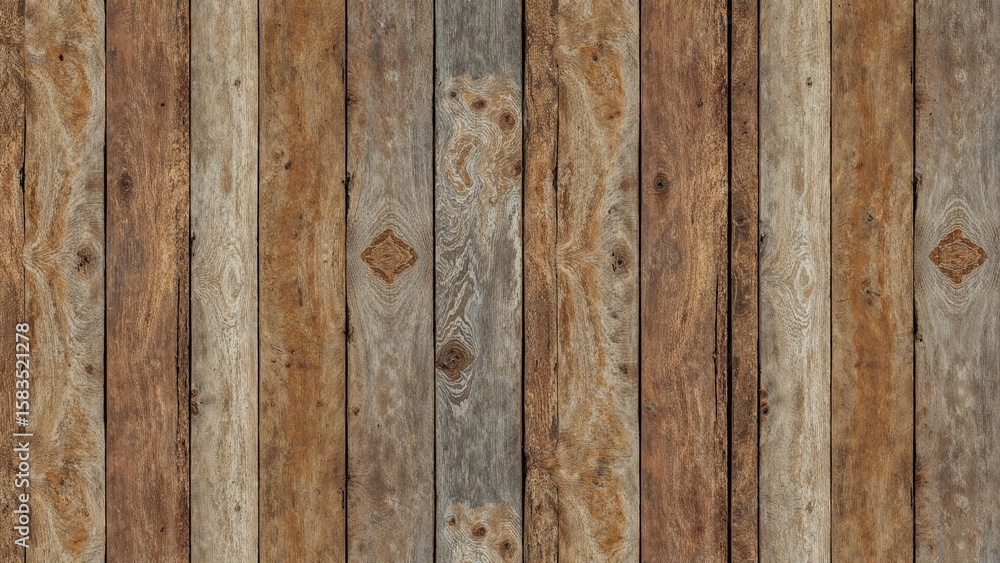 Fototapeta premium Multicolored Wooden Grain Pattern