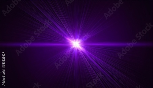 purple star lens flare