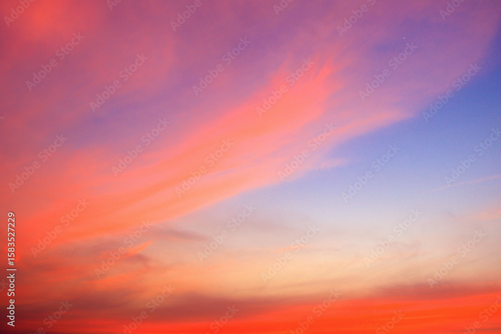 Naklejka premium sunset in the sky