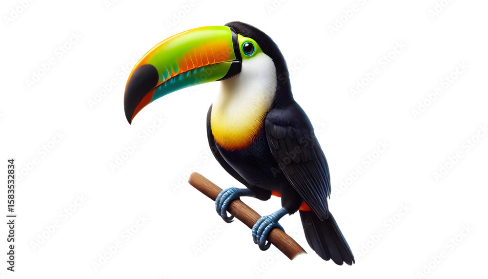 Naklejka premium toucan PNG