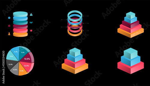 Isometric Charts and Infographics Presentation