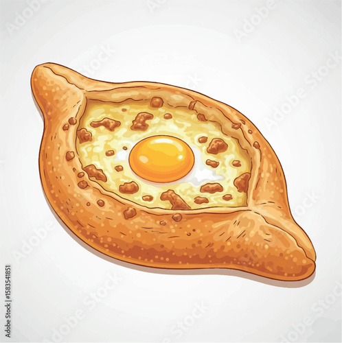 food, design, illustration, graphic, georgian, drawing, georgia, menu, cuisine, restaurant, vector, isolated, traditional, cheese, dinner, cooking, healthy, homemade, pie, meal, dish, delicious, 