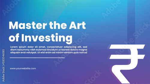 indian rupee icon poster , banner, social media post. rupee poster or indian finance poster or stock market design.
