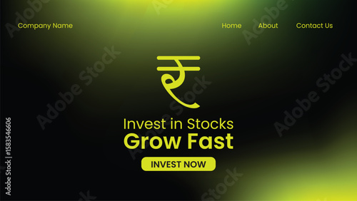 indian rupee icon poster , banner, social media post. rupee poster or indian finance poster or stock market design.