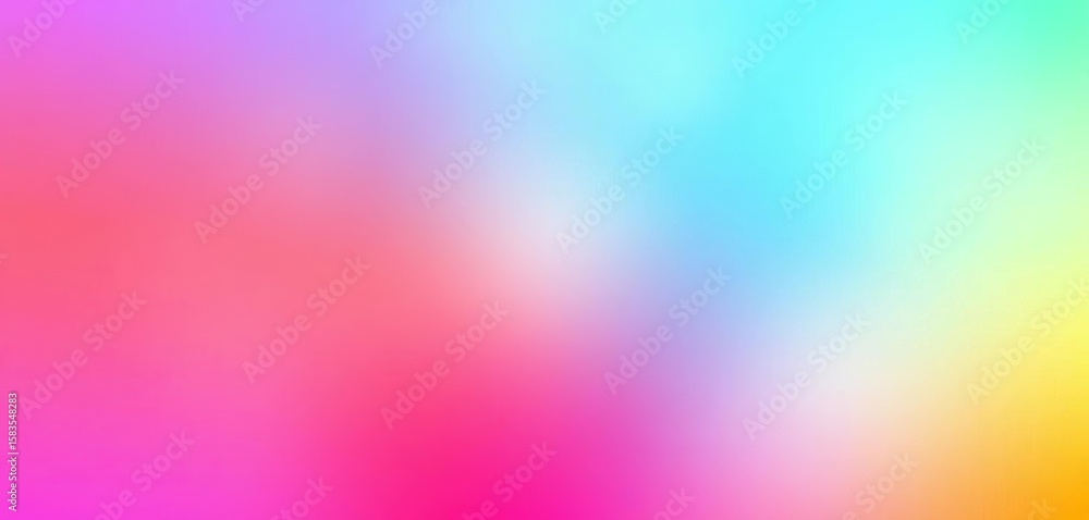 Fototapeta premium Vibrant rainbow gradient backdrop, ideal for summer promotions, bright design, texture design