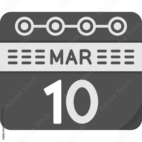 March 10 icon