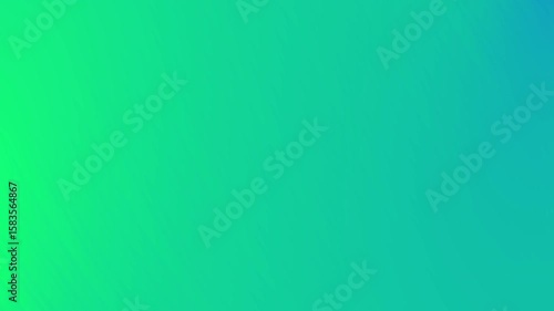 Simple teal to green gradient background.