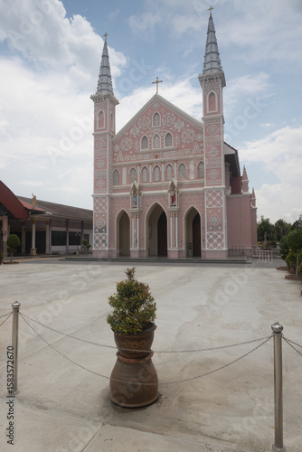 Wat Phra Christ Phra Haruthai ,One of the most beautiful Catholic churches in Thailand.