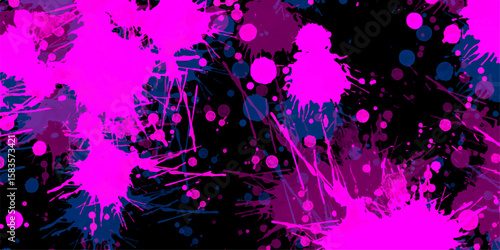 Colorful watercolor background with vintage texture design on white paper background.The art of exploding emotions, including feelings of love, greed, anger, and delusion, expressed in an abstract way