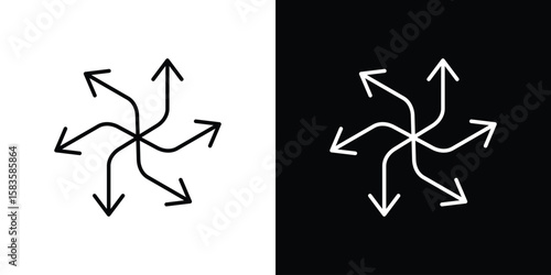 Foto Versatile icon editable concept. editable vector stroke symbols
