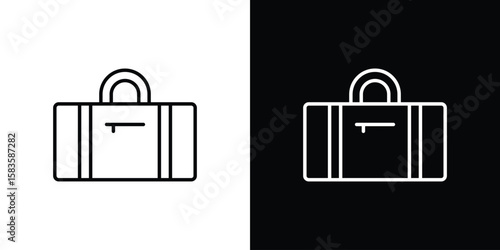 Sports bag icon editable concept. editable vector stroke symbols