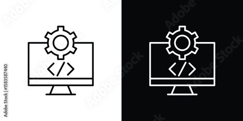 Software Engineering icon editable concept. editable vector stroke symbols