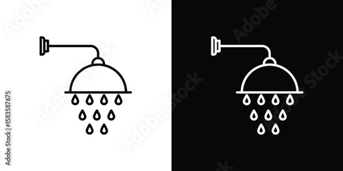 Shower Head icon editable concept. editable vector stroke symbols
