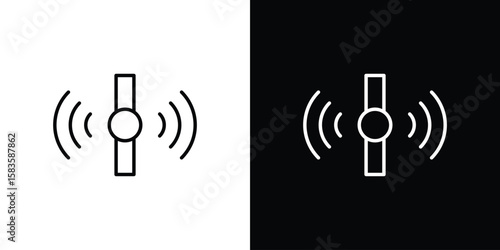 Sensor icon editable concept. editable vector stroke symbols