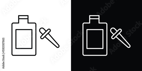 Serum icon editable concept. editable vector stroke symbols