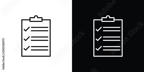 Reservation icon editable concept. editable vector stroke symbols
