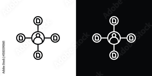 Multitask icon editable concept. editable vector stroke symbols