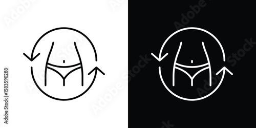 Metabolism icon editable concept. editable vector stroke symbols