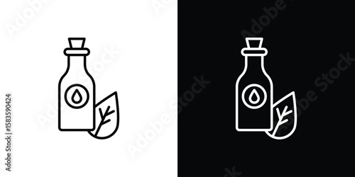 Massage oil icon editable concept. editable vector stroke symbols