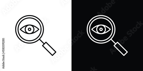 Investigation icon editable concept. editable vector stroke symbols
