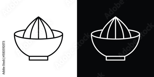 Hand Juicer icon editable concept. editable vector stroke symbols