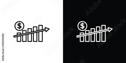 Fiscal policy icon editable concept. editable vector stroke symbols