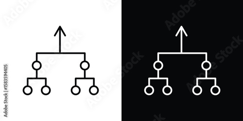 Consolidation icon editable concept. editable vector stroke symbols